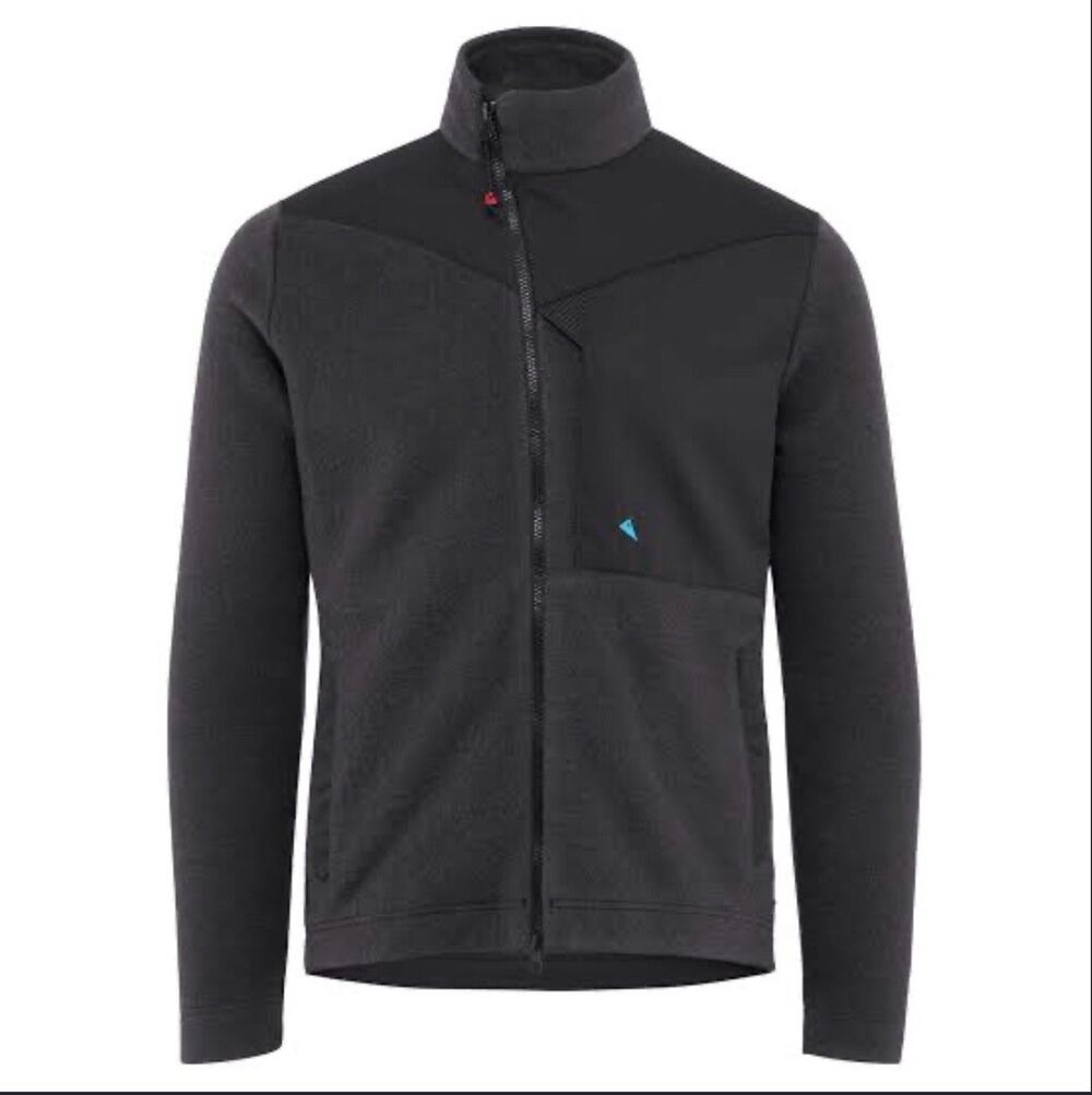 Klattermusen Mens Arngrim Zip Up Jacket Black Size Small Outdoor Hiking Coat
